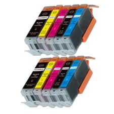 10 PK Replacement Ink w/ smart chip for 270 271 XL Pixma MG6820 TS5020 TS6020