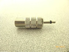 Adapter converter F TV female jack to 3.5mm 1/8" mono male plug pin RF COAXIAL
