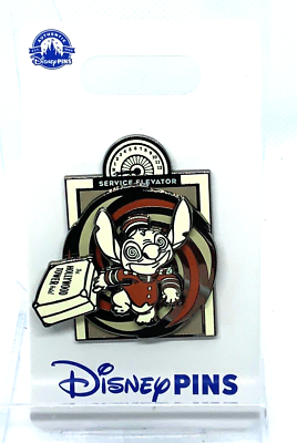 Disney 2024 Tower of Terror Stitch Spinner pin | eBay