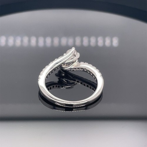 14k White Gold Ever US Diamond Ring $3595 Retail - Picture 4 of 12