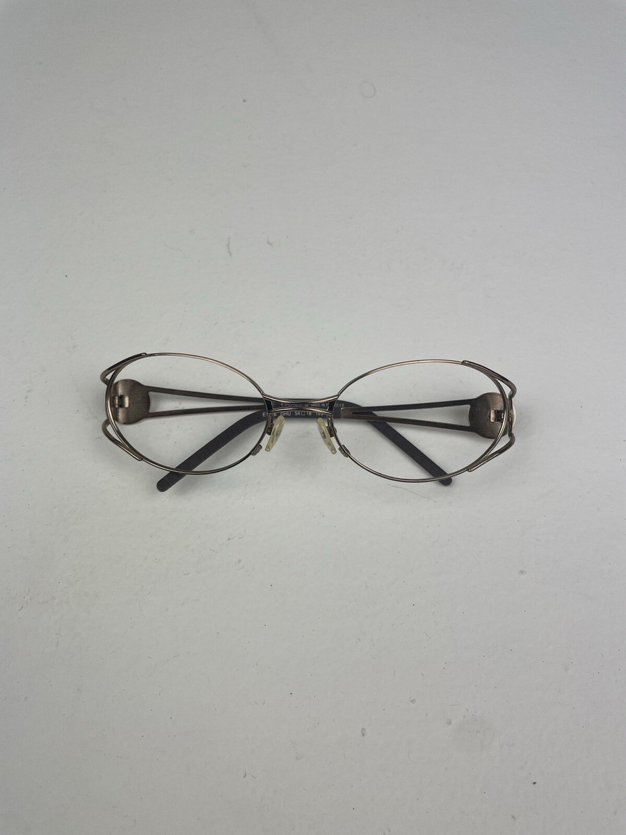 Vintage Escada Glasses Frame Only Escada Vintage Glasses Frame Half Rim Gold Tone Women  main image 2