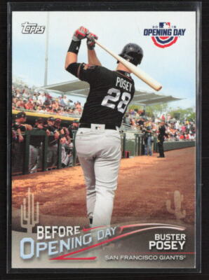 2018 Topps Opening Day #BOD-BP Buster Posey Before Opening Day