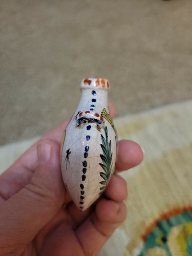 Vintage Quimper Snuff Perfume Bottle - Picture 4 of 7