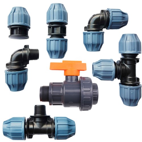 PE Kupplung 16mm Gerade – Klemmverbinder Für PE Rohre, DVGW-geprüft & Dicht Bis 16 Bar!
