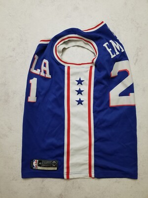 Nike Philadelphia 76ers #21 Joel Embiid Basketball Jersey Men's