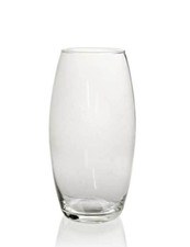 VASO ALTO VETRO TRASPARENTE PORTA FIORI TONDO CENTRO TAVOLA 19cm