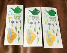 CREATIVE MEMORIES SCRAPBOOK STICKER SHEETS GARDENING FLOWERS SET OF 3
