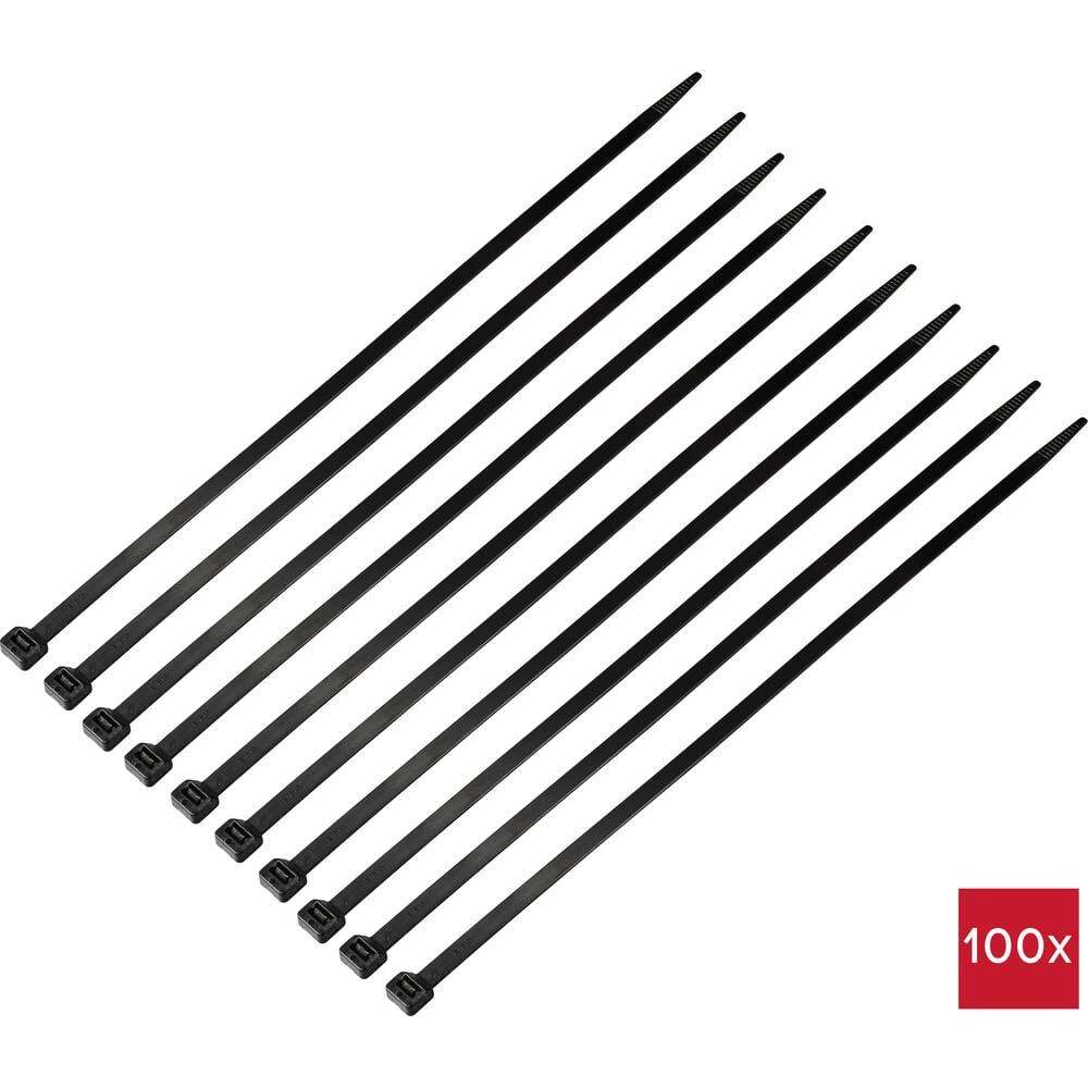 100er Multipack TRU COMPONENTS TC-12523704 Соединитель кабелей 380 мм 76 мм Schwarz 3790₽