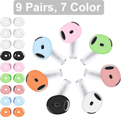Ultra Thin Slim Silicone Eartips Earbuds Gel Cover Accessories Compatible - Bild 4 von 5