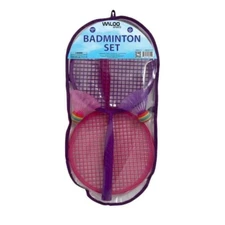 Waloo Sports NEW Badminton Set, Indoor/Outdoor - 2 Rackets 2 Birdies