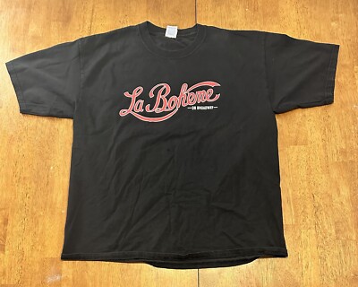 La Boheme On Broadway Vintage T Shirt XL Theater 2002 Baz Luhrmann