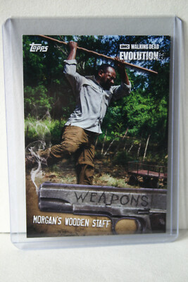 2017 Topps THE WALKING DEAD Evolution Weapons W-10 Morgan's Wooden Staff