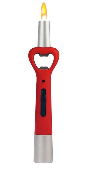 GEI Bottle Opener Lighter with Flashlight 3-in-1, LED Light, 1pc