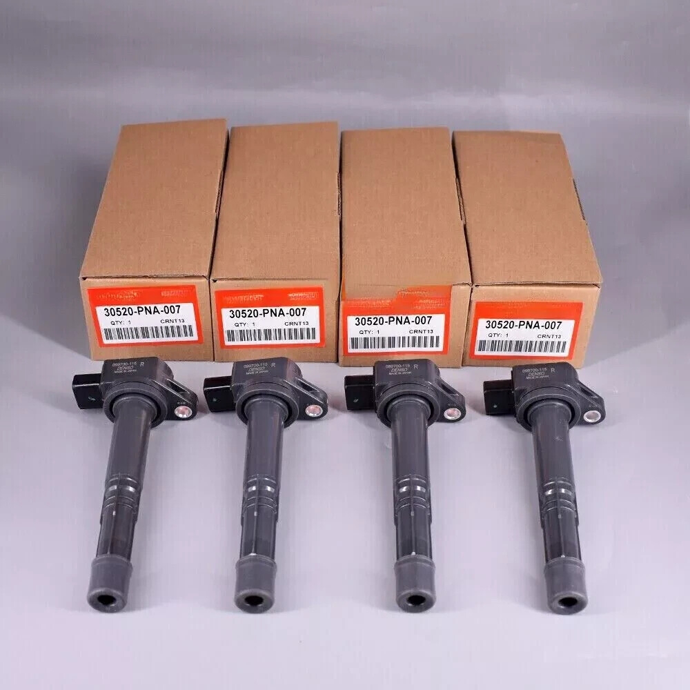 4 PACK OEM Ignition Coils for 02-06 Honda 2.4L C1382 UF311 30520-PNA-007