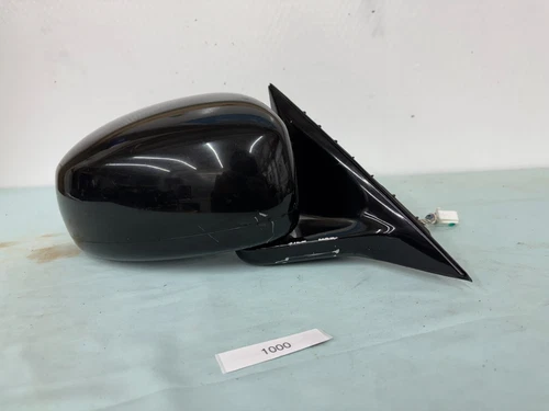 2006-2008 INFINITI M35 M45 RIGHT RH PASSENGER DOOR MIRROR BLACK POWER 10 WIRE