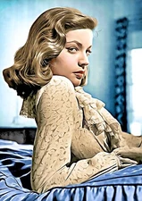 Lauren Bacall Unique Graphic Art Illustration Print 15