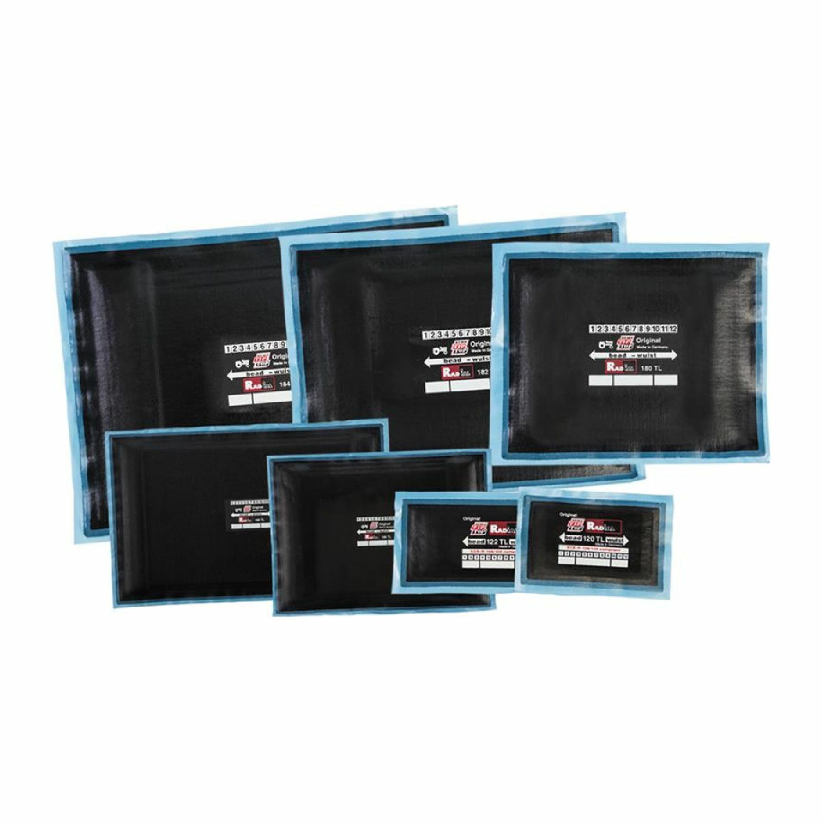 x1 Pack Of 10 Tube Patches - RAD Repair- Series 100 - 104 X 67mm - 116Tl - TY371
