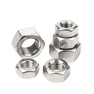 M1.2 M1.4 M1.6 M2 M3 M4 M5 M6 M8 M10 M12 Carbon Steel Hex Full Nut Hexagon Nuts