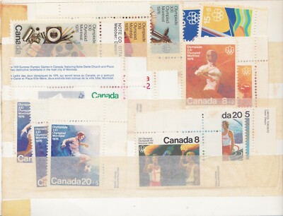 1976 KANADA - KLEINES LOT OLYMPIADE.