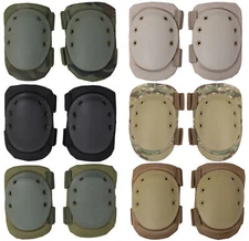 Rothco Tactical Protective Knee Pads With Hard Rubber Shell Foam Inner Padding