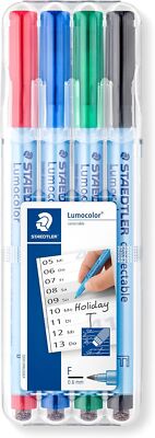 STAEDTLER Folienstift Lumocolor correctable, trocken korrigierbar, F-Spitze