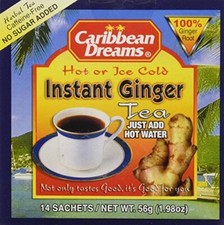 Instant Ginger Tea Un-Sweetened 0.14 Oz 14 Sachets