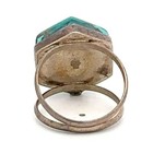 Jay King DTR Sterling Silver Hexagon Turquoise Ring Size 11 Southwestern Estate — photo 3