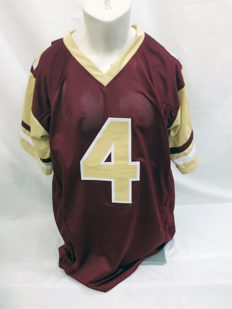 ZAY FLOWERS BOSTON COLLEGE SIGNED AUTOGRAPHED MAROON CUSTOM JSA eBay