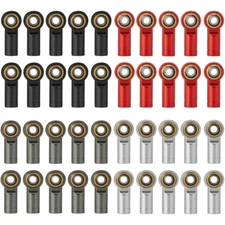 10/20PCS Metal CCW M3 link tie rod end ball joint ends for 1/10 RC Crawler Car