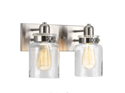 Progress Lighting P300046 Calhoun 2 Light 7''W Bathroom Vanity - Nickel