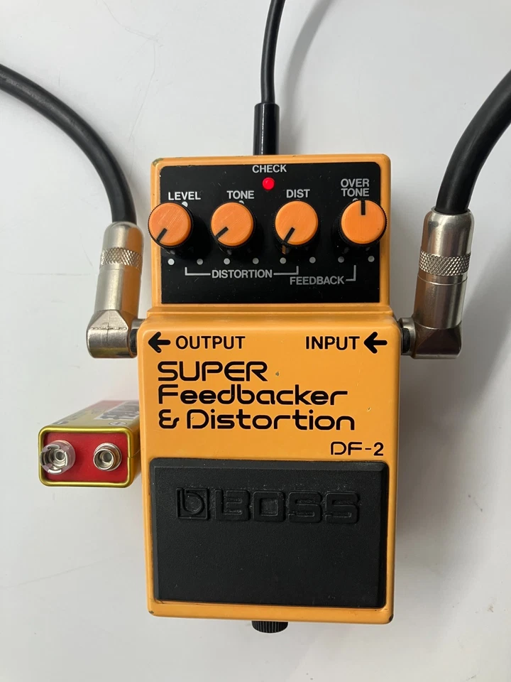 Boss DF-2 SUPER Feedbacker Distortion 1993 Working ACA AE96869 - Image 2 of 4