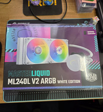 Cooler Master MasterLiquid ML240L V2 ARGB White 240mm AIO Liquid CPU Cooler