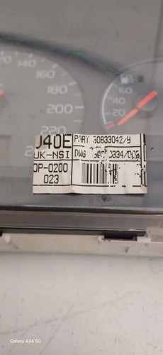 VOLVO V40 Estate VW Kombiinstrument DP02200 30833042 1.90 Diesel 66kw 34902658