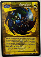 Magi-Nation Duel Showdown Traitor's Reach Kickstarter Limited Promo NM