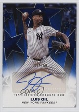 2025 Topps Series 2 Baseball Stars Blue 101/150 Luis Gil #BSA2-LG Auto 12pd