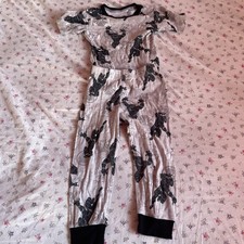 Kids Marvel Avengers Black Panther Short Sleeve Pajama Set Size 4 Very Nice  