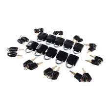 10PCS Padlocks With 2 Keys 246-2641 2462641 For Caterpillar CAT Forklift