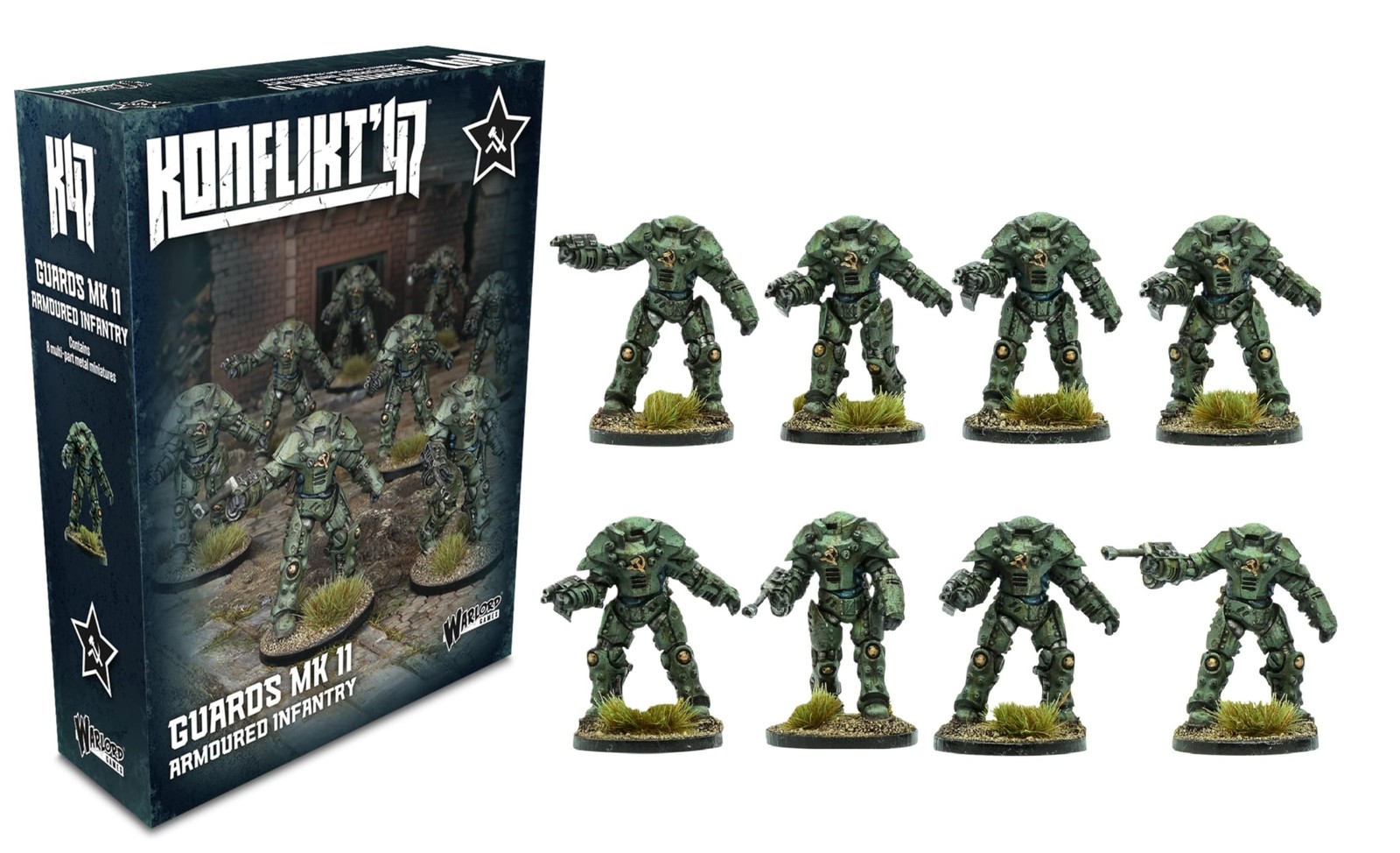 Warlord Games Guards MK II Armoured Infantry - Soviet Bloc Miniatures for Konfli