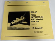 NASA Space Shuttle STS-68 Press Information August 1994 Rockwell