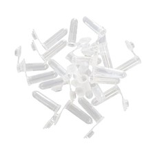 Multi-Use 2ml Plastic Vials with Caps - 100pcs for Liquid and Sample Storage