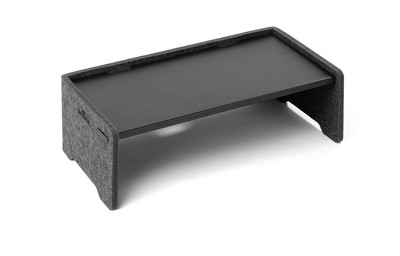 Robuster Effekt Filz Monitorerhöhung Ständer mit ergonomischer höhenverstellbarer Ablage -