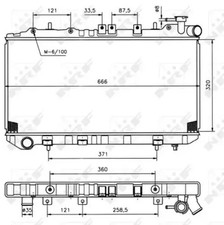 Radiateur Nissan SUNNY