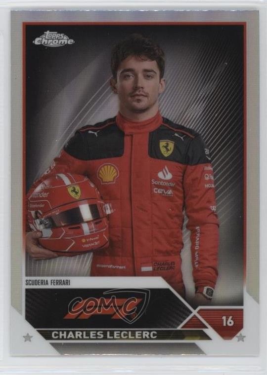 2023 Topps Chrome Formula 1 F1 Drivers Refractor Charles Leclerc #5 11s9