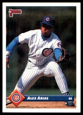 Alex Arias 1993 Donruss #4 Chicago Cubs MLB READ FREE SHIPPING AutographDen
