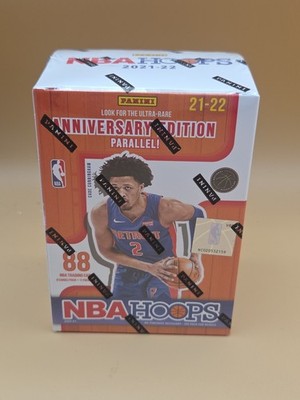 Panini 2021-22 NBA Hoops Blaster Box new 21-22 basketball cards optic prizm nos