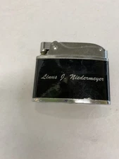 Vintage Warco Linus J. NIEDERMEYER Advertising Lighter