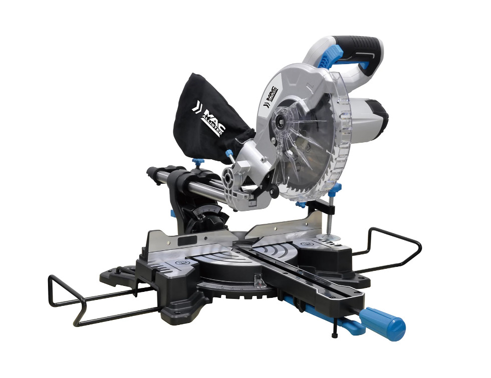 Mac Allister 210mm Corded Sliding mitre saw MMIS210S-B 1500W 220-240V