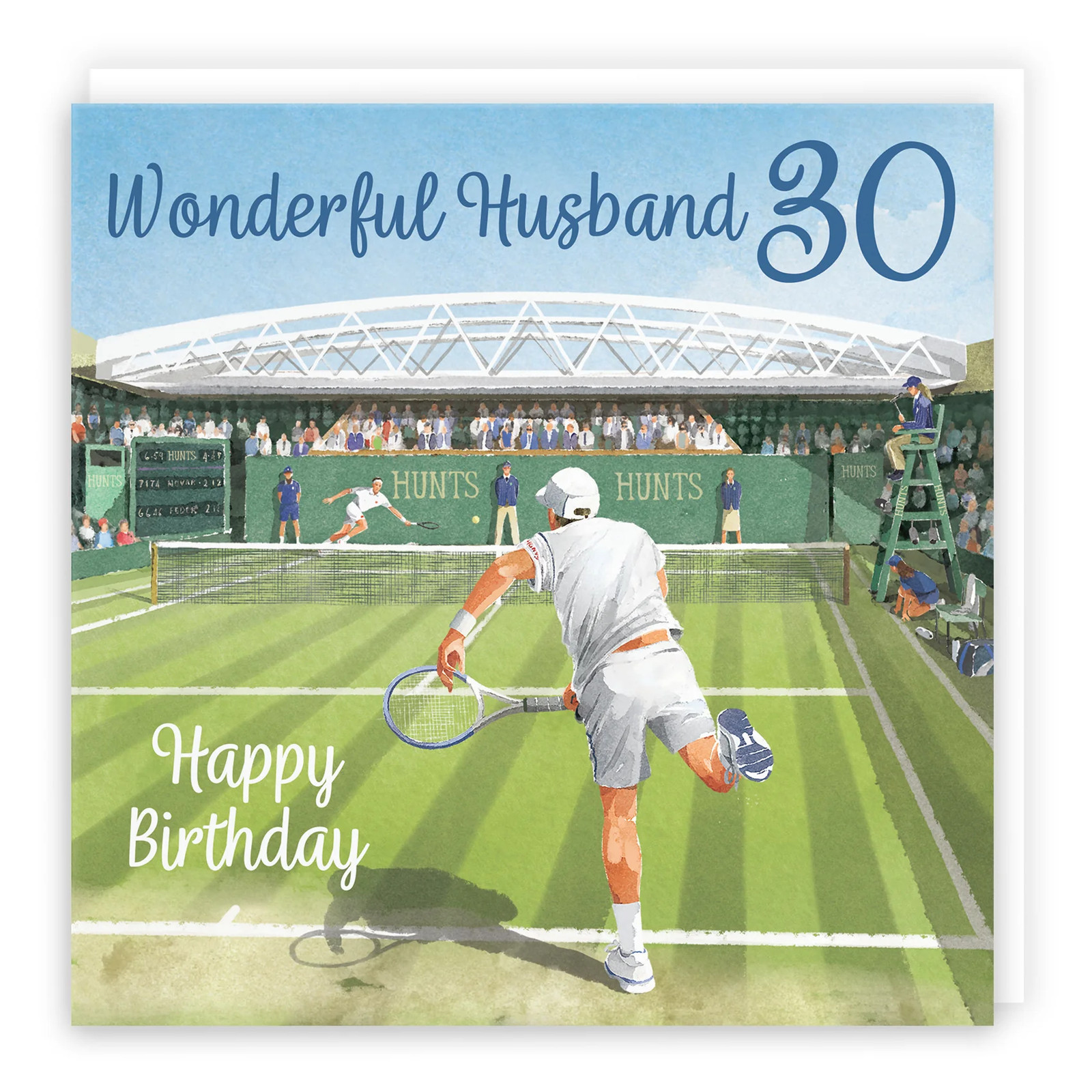 30th Husband Tennis Birthday Card Milo's Gallery