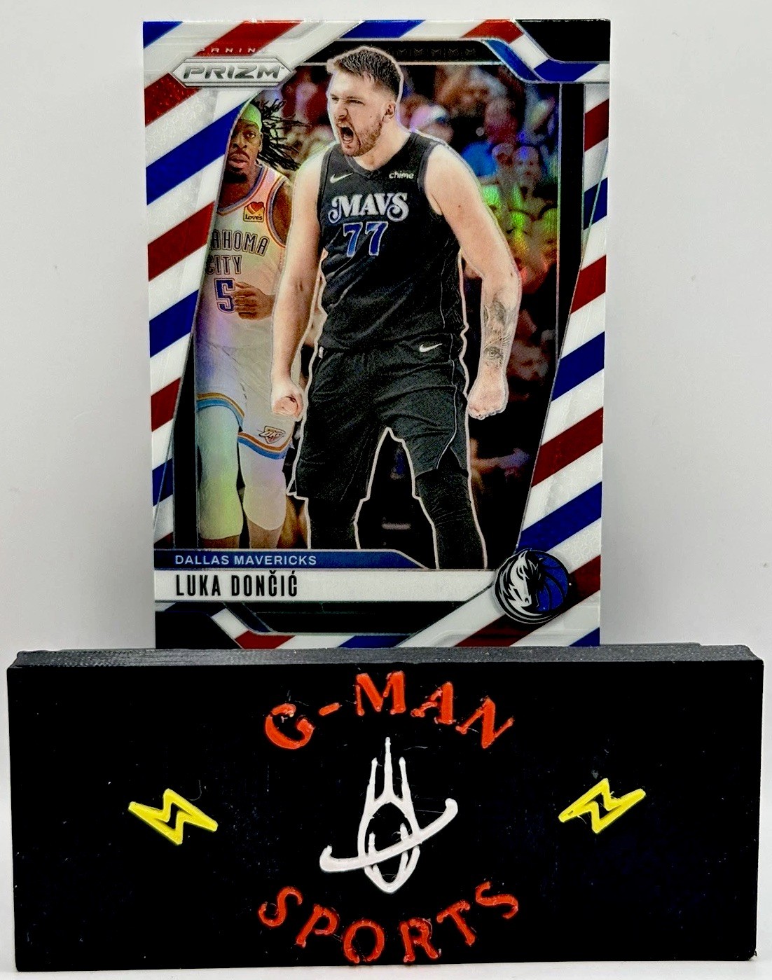 2024-25 Panini Prizm Luka Doncic #89 Red White & Blue Prizm