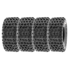 ATV Tires 18x10-8 18x10x8 Knobby 6 PR A035 - SET of 4